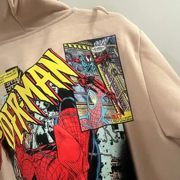 Marvel Tan Graphic Sweatshirt Hoodie - Picture 9 of 9